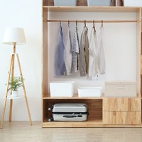 Storage Box Fabric 50x30x25 cm Cream