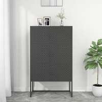  Highboard Anthracite 80x35x135 cm Steel