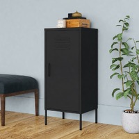  Storage Cabinet Black 42.5x35x101.5 cm Steel
