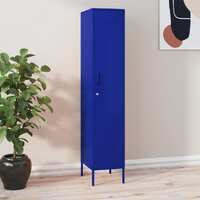  Locker Cabinet Navy Blue 35x46x180 cm Steel