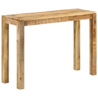  Console Table 110x35x76 cm Rough Mango Wood