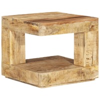  Coffee Table 45x45x40 cm Solid Wood Mango