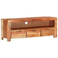  TV Cabinet 110x30x40 cm Solid Wood Acacia