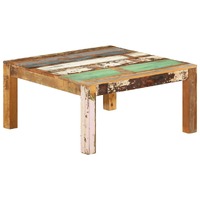  Coffee Table 80x80x40 cm Solid Wood Reclaimed