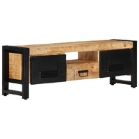  TV Cabinet 120x30x40 cm Solid Wood Mango