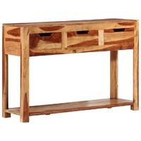  Console Table 110x35x75 cm Solid Wood Acacia