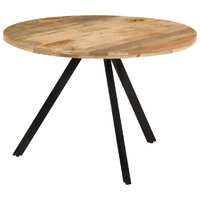  Dining Table 110x75 cm Solid Wood Mango