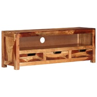  TV Cabinet 110x30x40 cm Solid Wood Acacia