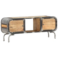  TV Cabinet 110x30x42 cm Solid Wood Mango