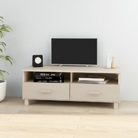  TV Cabinet &quot;HAMAR&quot; Honey Brown 106x40x40 cm Solid Wood Pine