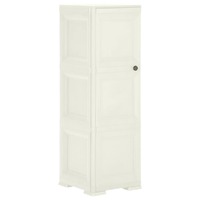  Plastic Cabinet 40x43x125 cm Wood Design Vanilla Ice