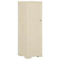  Plastic Cabinet 40x43x125 cm Wood Design Angora White