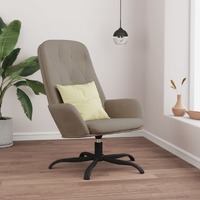  Relaxing Chair Light Grey Velvet