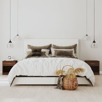  Bedside Cabinets 2 pcs with Drawer Brown Oak
