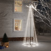  Christmas Cone Tree Cold White 310 LEDs 100x300 cm