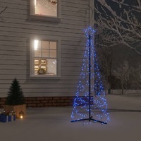  Christmas Cone Tree Blue 200 LEDs 70x180 cm