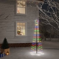  Christmas Tree with Spike Colourful 108 LEDs 180 cm