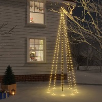  Christmas Tree with Spike Warm White 310 LEDs 300 cm