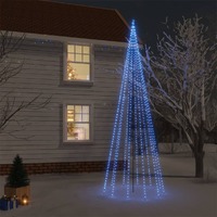  Christmas Tree with Spike Blue 732 LEDs 500 cm