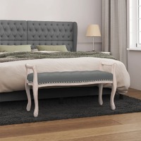  Bench Dark Grey 110x45x60 cm Fabric
