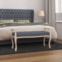  Bench Dark Grey 110x45x60 cm Velvet