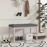  Bench Dark Grey 80x40x49 cm Fabric