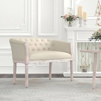  Bench 98x56x69 cm Linen