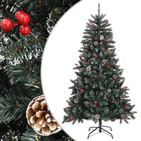  Artificial Christmas Tree with Stand Green 150 cm PVC