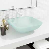  Basin Glass 42x42x14 cm Frosted