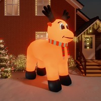  Christmas Inflatable Reindeer with LEDs 500 cm