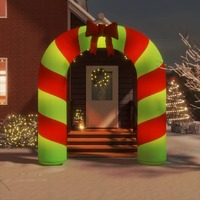 Christmas Inflatable Arch Gate LED 270 cm