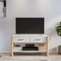  TV Cabinet White 82x38x45 cm Engineered Wood
