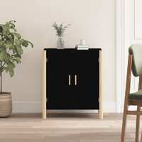  Sideboard Black 62x38x70 cm Engineered Wood