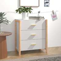  Sideboard White 62x38x70 cm Engineered Wood