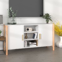  Sideboard White 107x38x60 cm Engineered Wood