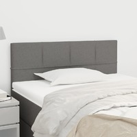  Headboard Dark Grey 100 cm Fabric