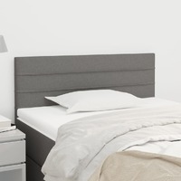  Headboard Dark Grey 100 cm Fabric