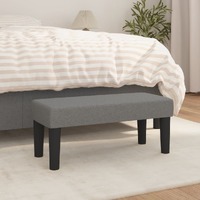  Bench Dark Grey 70x30x30 cm Fabric