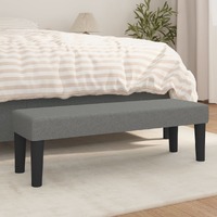  Bench Dark Grey 100x30x30 cm Fabric