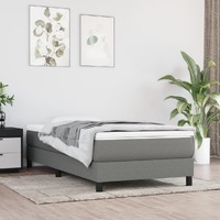  Pocket Spring Bed Mattress Dark Grey 90x190x20 cm Fabric