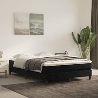  Pocket Spring Bed Mattress Black 137x190x20 cm Velvet