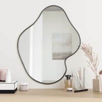  Wall Mirror Black 60x50 cm