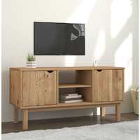  TV Cabinet OTTA 113.5x43x57 cm Solid Wood Pine