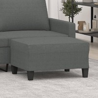  Footstool Dark Grey 70x55x41 cm Fabric