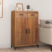  Shoe Rack 75x40x110 cm Solid Pinewood