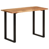  Dining Table 110x50x76 cm Solid Wood Acacia