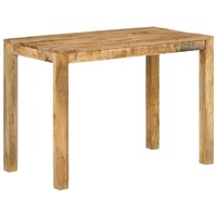  Dining Table 110x55x76 cm Solid Wood Mango