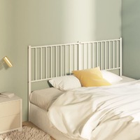  Metal Headboard White 152 cm Queen