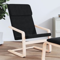  Relaxing Chair Black Fabric