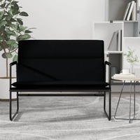  Bench Black 100x64x80 cm Fabric